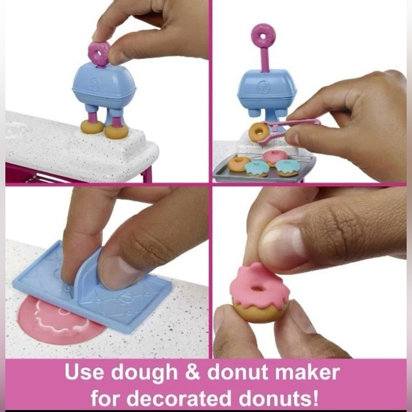 Malibu Barbie ~ “It Takes Two Pastry Café Play Set” 18 Pastry Making Accessories - Picture 10 of 12